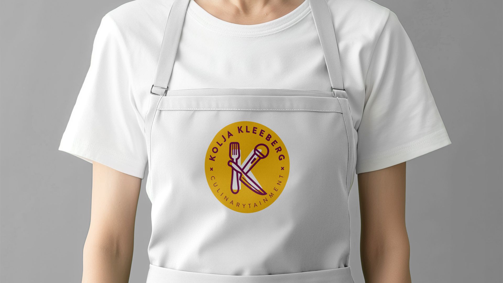 Kochschürze mit Logo